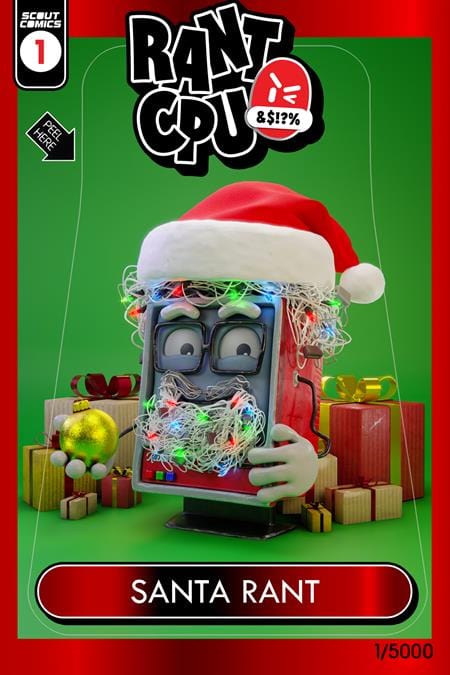 Scout Comics Comic Books RANT CPU CHRISTMAS SPECIAL #1 (ONE SHOT) CVR B SANTA CLAUS GARBAGE PAIL KIDS HOMAGE VAR 02221173222800111 1024SC604