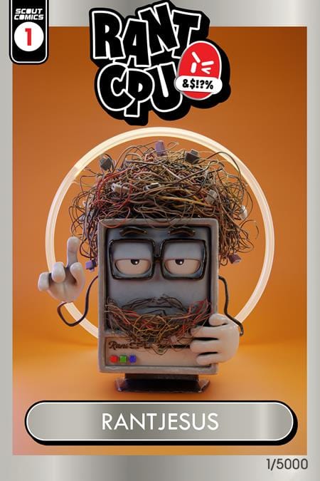 Scout Comics Comic Books RANT CPU CHRISTMAS SPECIAL #1 (ONE SHOT) CVR C JESUS GARBAGE PAIL KIDS HOMAGE VAR 02221173222800121 1024SC605