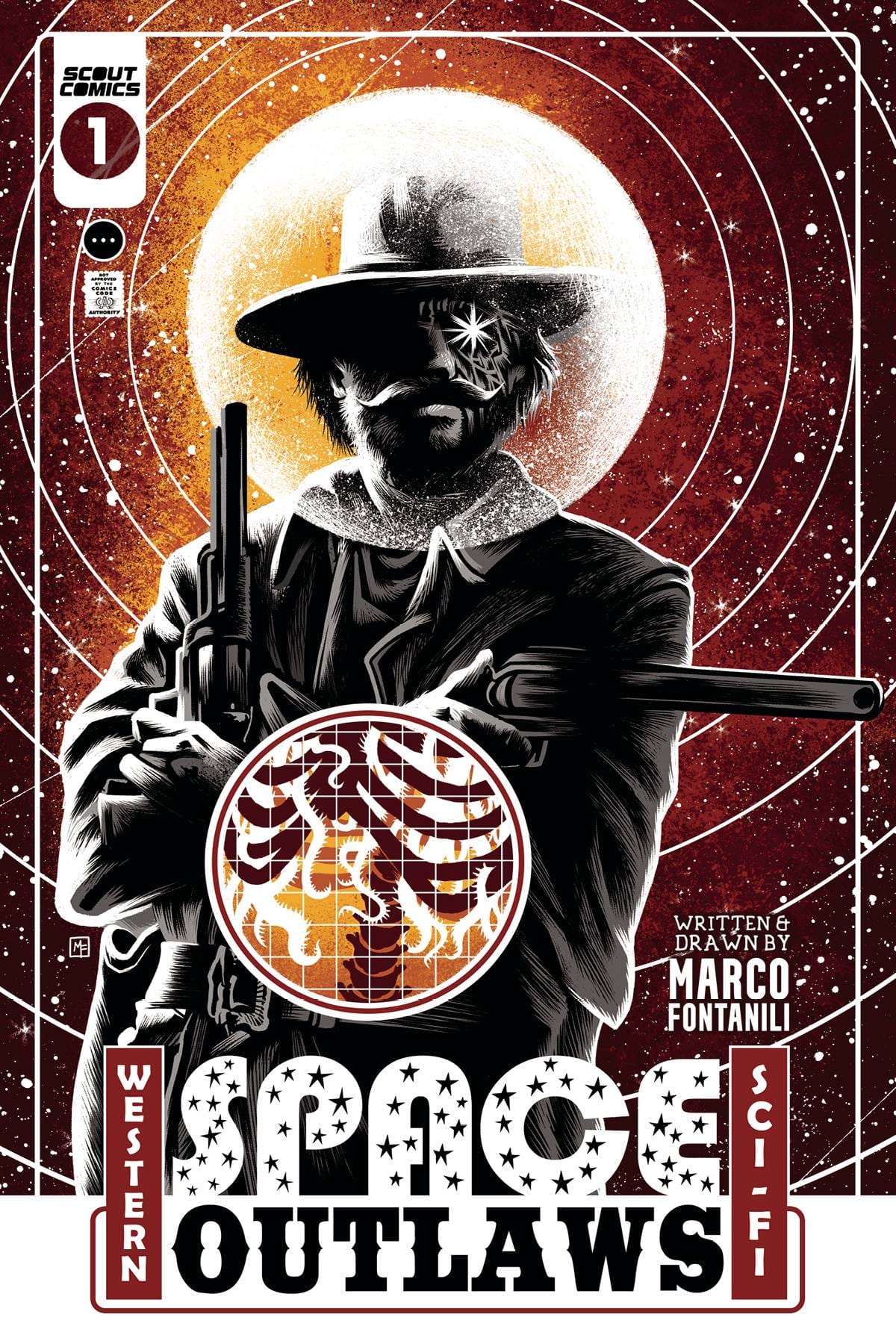 Scout Comics Comic Books SPACE OUTLAW #1 (OF 3) CVR A MARCO FONTANILI 02221170522200111 MAY231993