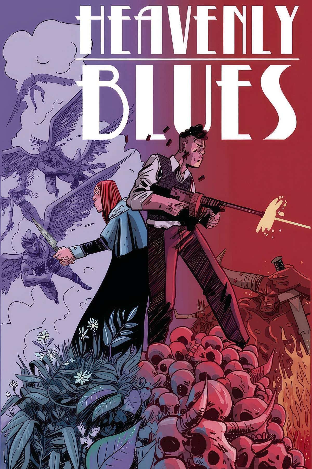 SCOUT COMICS Graphic Novel Heavenly Blues TP Remastered Ed 9781639691258 JUL231958