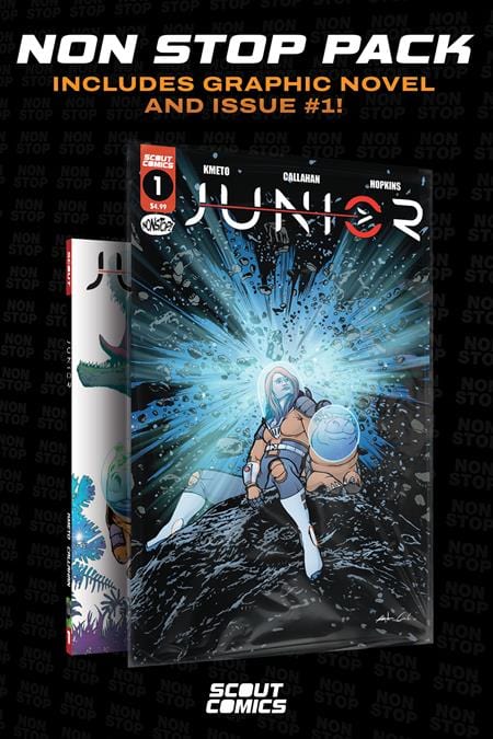 Scout Comics Graphic Novel JUNIOR COLLECTORS PACK #1 AND COMPLETE TP (NONSTOP) 02221172726200111 0324SC430