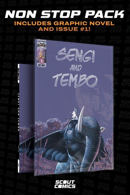 Scout Comics Graphic Novel SENGI AND TEMBO COLLECTORS PACK #1 AND COMPLETE TP (NONSTOP) 02221172729300111 0324SC440