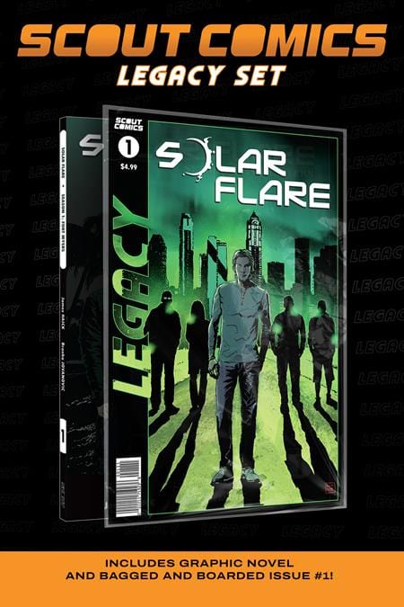 Scout Comics Graphic Novel SOLAR FLARE SEASON 1 SCOUT LEGACY COLLECTORS PACK #1 AND COMPLETE TP 02221173020000111 0524SC565