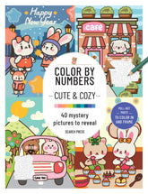 Search Press Graphic Novel Color by Numbers Cute and Cozy TP (Release Date: 10/13/2026) 9781800925151 PRH- 9781647296315