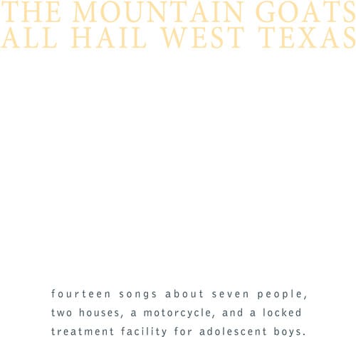 Secretly Distribution-Bwscd Music > Vinyl Records The Mountain Goats - All Hail West Texas (Digital Download Card) 673855048116 MRG481.1