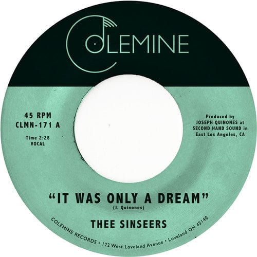 Secretly Distribution-Bwscd Music > Vinyl Records Thee Sinseers - It Was Only A Dream [7" Single] 674862653768 COEM171.7