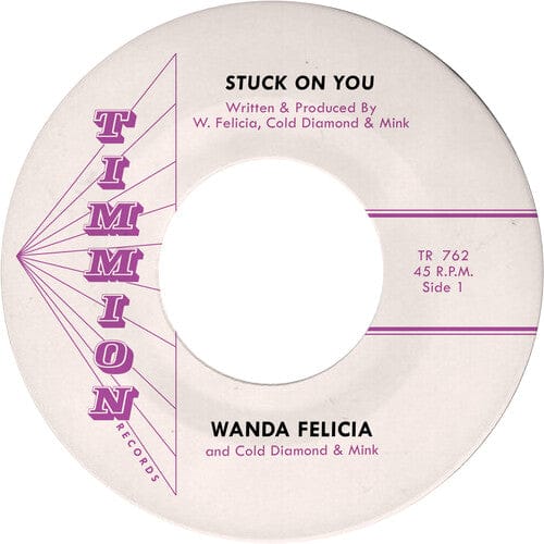 Secretly Distribution-Bwscd Music > Vinyl Records Wanda Felicia - Stuck on You (7" Pink Colored Vinyl) 617308107562 TIQN762C1.1