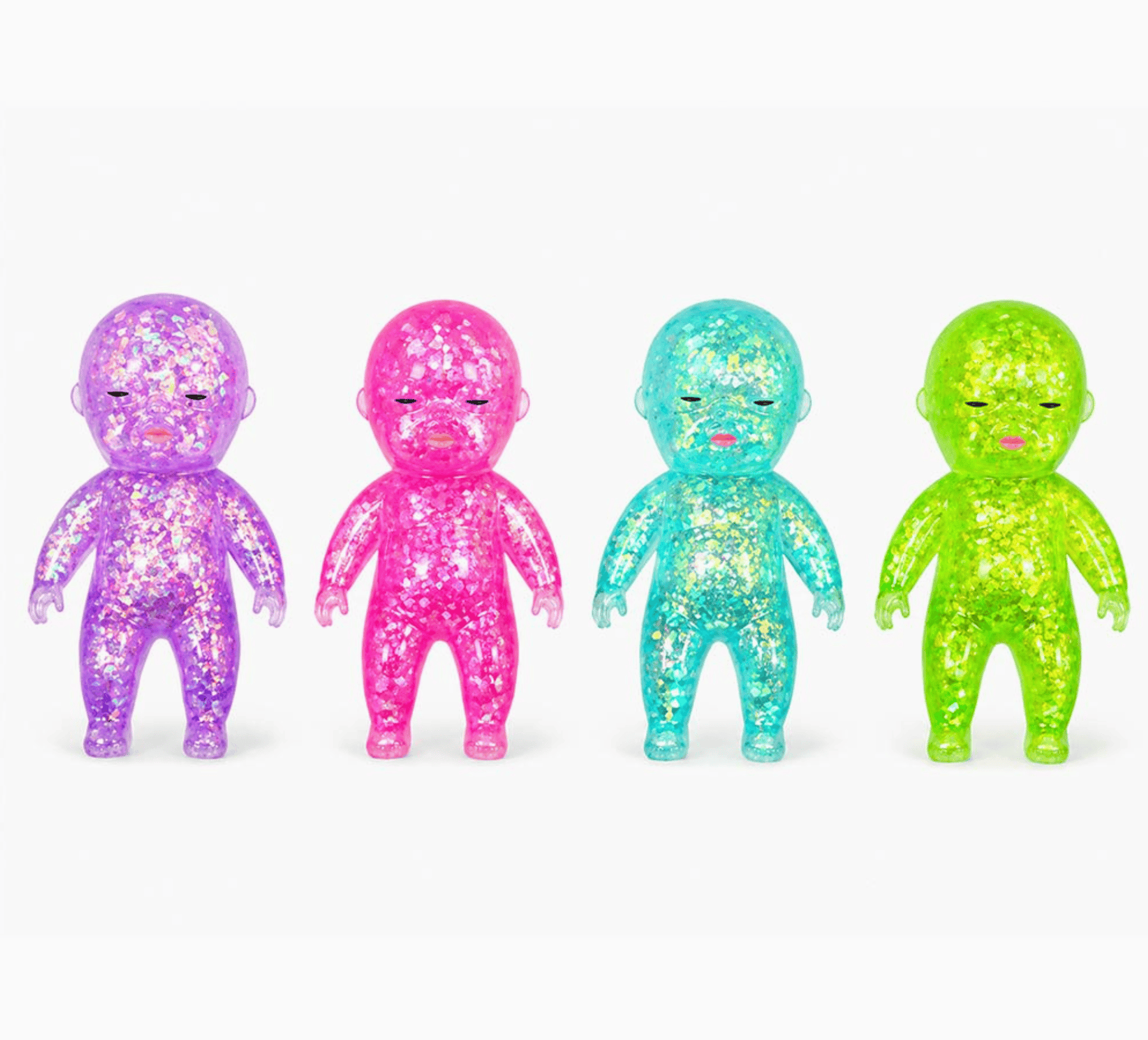 Sensibling Corp. Toys > Fidget Toys Sensibling: Glittered Figure Doll, Stress Relief Toy 95684860 PKMS1013-GLITTERDOLL