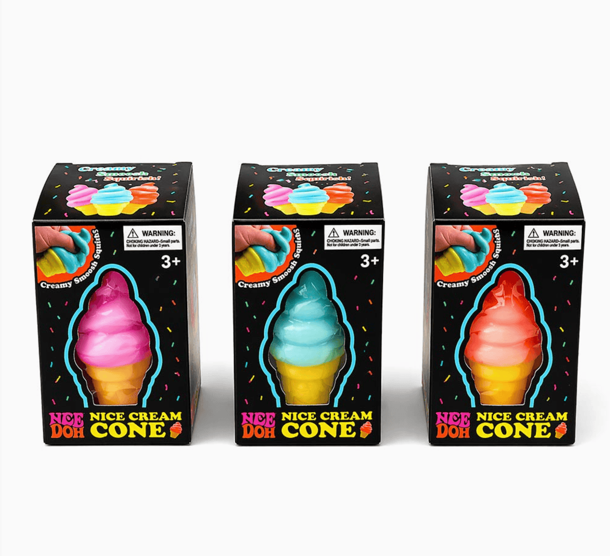 Sensibling Corp. Toys > Fidget Toys Sensibling: Ice Cream Cone Stress Relief Toy (1pc) PKMS1003-ICECREAM