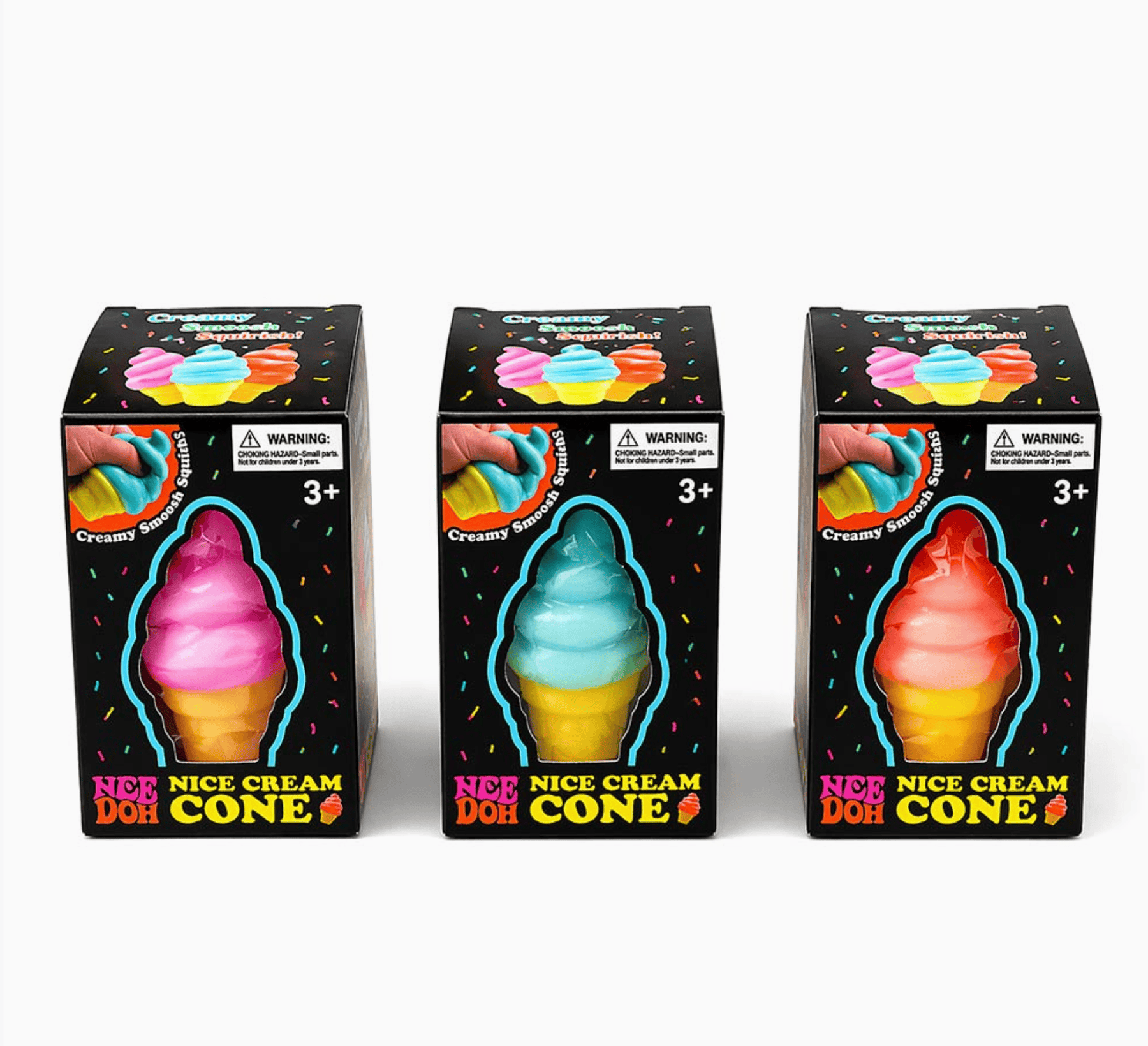 Sensibling Corp. Toys > Fidget Toys Sensibling: Ice Cream Cone Stress Relief Toy (1pc) PKMS1003-ICECREAM