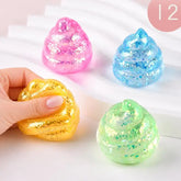 Sensibling Corp. Toys > Fidget Toys Sensibling: Squishy Stress Relief Toy - Glitter Cone Swirl 10569724 PKMS3337-GLITTERSQUEEZE