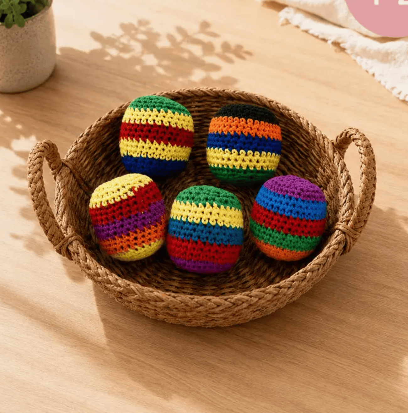 Sensibling Corp. Toys > Other Toys Crochet Hacky Sack Toy Balls PKMS13-HACKYSACK2
