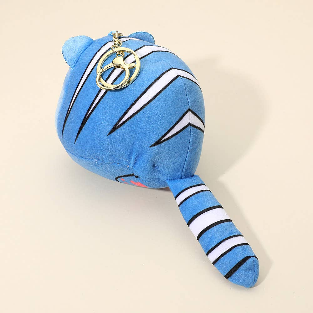 Sensibling Corp. Toys > Plushies KPop Demon Hunters: Keychain Charm - Huntrix The Derpy Tiger MKY1778 MKY1778