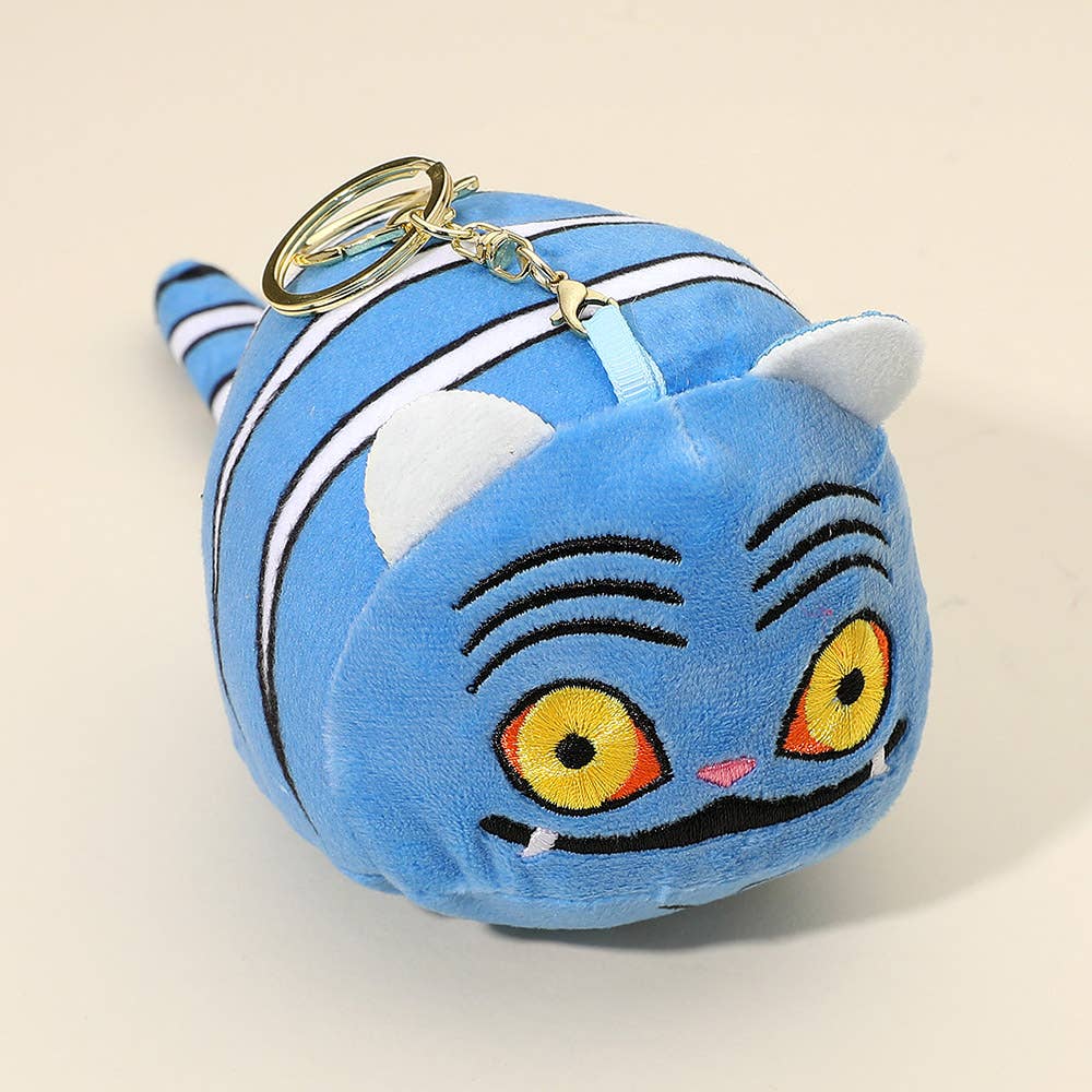Sensibling Corp. Toys > Plushies KPop Demon Hunters: Keychain Charm - Huntrix The Derpy Tiger MKY1778 MKY1778