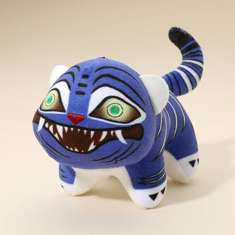 Sensibling Corp. Toys > Plushies KPop Demon Hunters: Keychain - Huntrix The Derpy Tiger Doll MKY1779 MS1779-BL