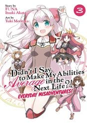 SEVEN SEAS ENTERTAINMENT Manga Didnt I Say Average Everyday Misadventures GN Vol 03 9781648273070 SEP212088