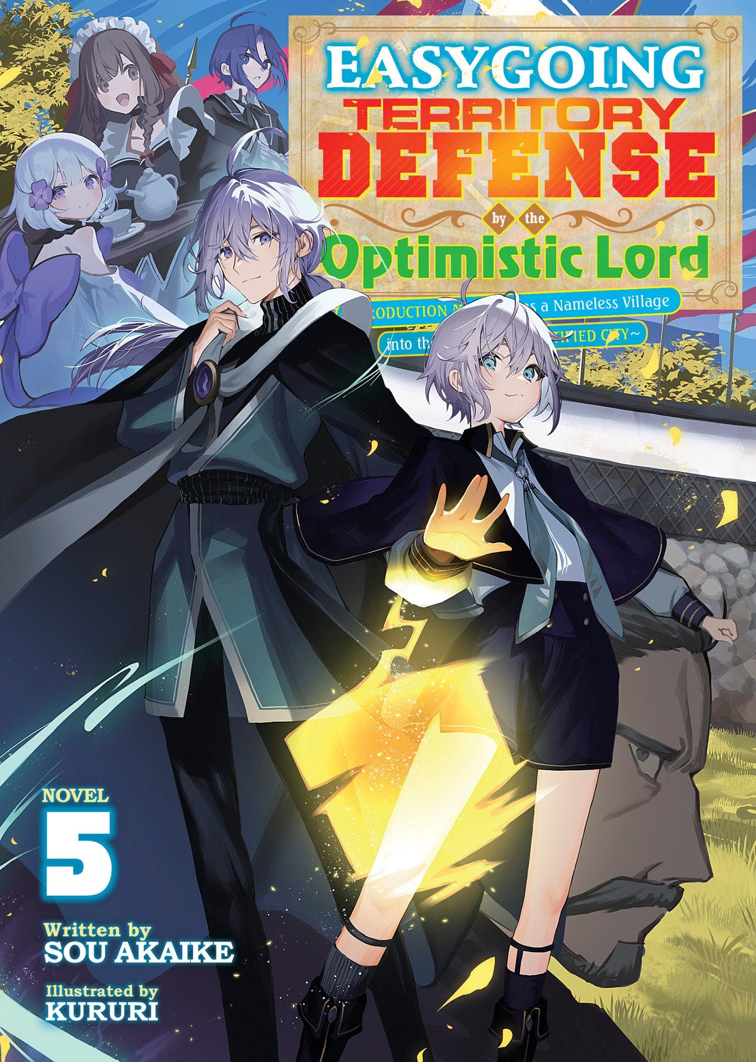 Seven Seas Entertainment Manga Easygoing Territory Defense by the Optimistic Lord: Production Magic Turns a Nameless Village into the Strongest Fortified City (Light Novel) Vol. 5 9798893733808 PRH-9798893733808