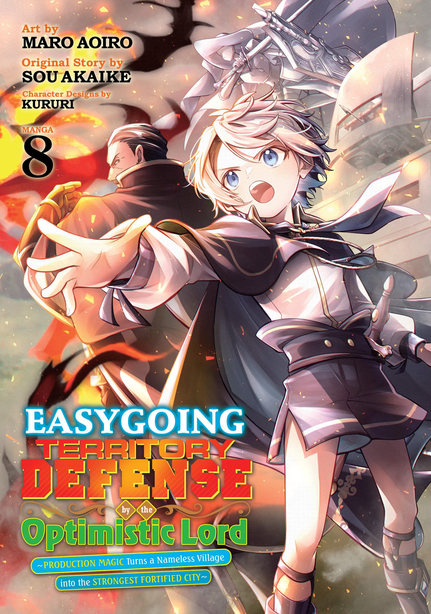 Seven Seas Entertainment Manga Easygoing Territory Defense by the Optimistic Lord: Production Magic Turns a Nameless Village into the Strongest Fortified City (Manga) Vol. 8 TP (Release Date: 11/24/2026) 9798898631796 PRH- 9798897659043