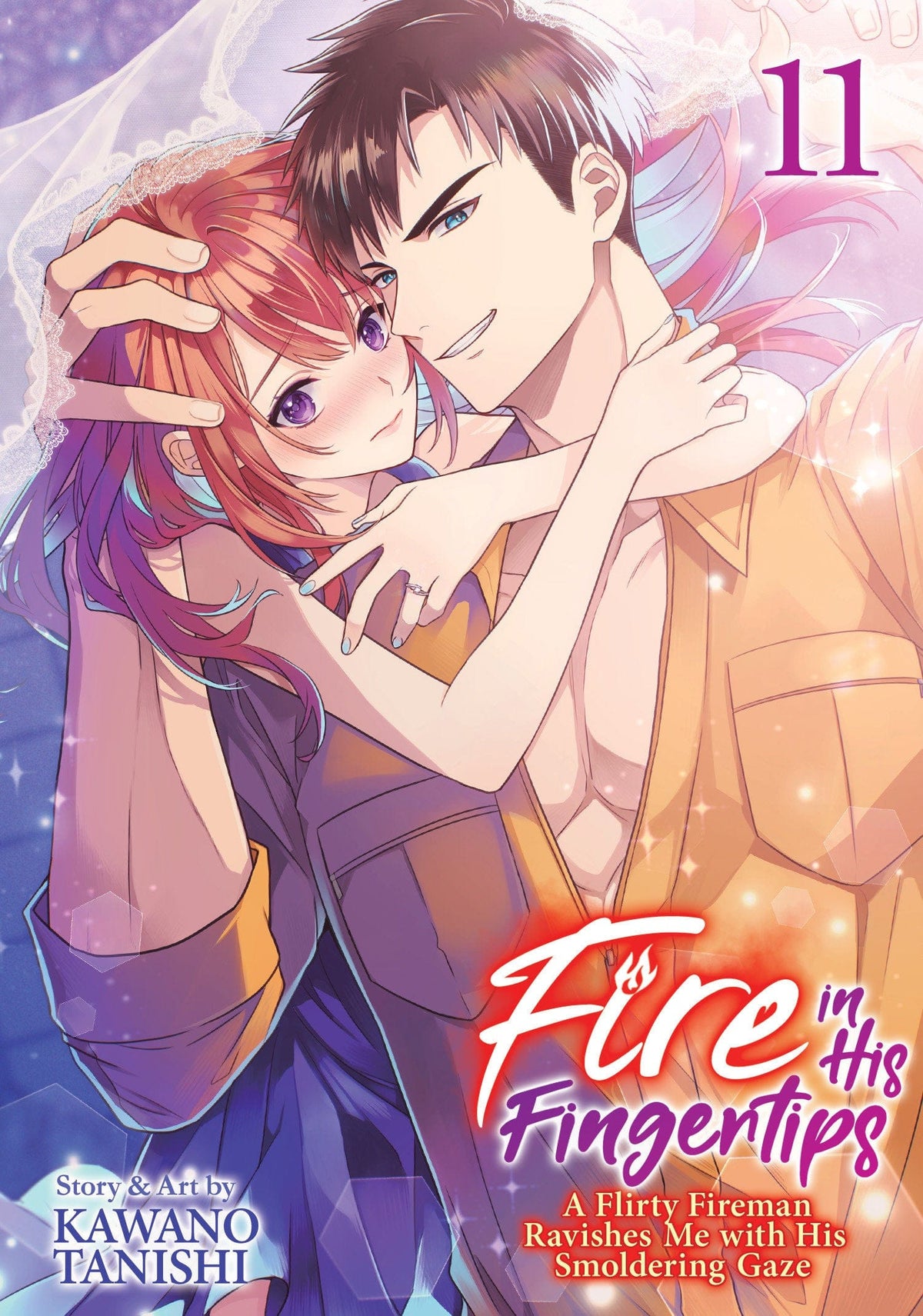 Seven Seas Entertainment Manga Fire in His Fingertips: A Flirty Fireman Ravishes Me with His Smoldering Gaze Vol. 11 9798895615720 PRH-9798895615720