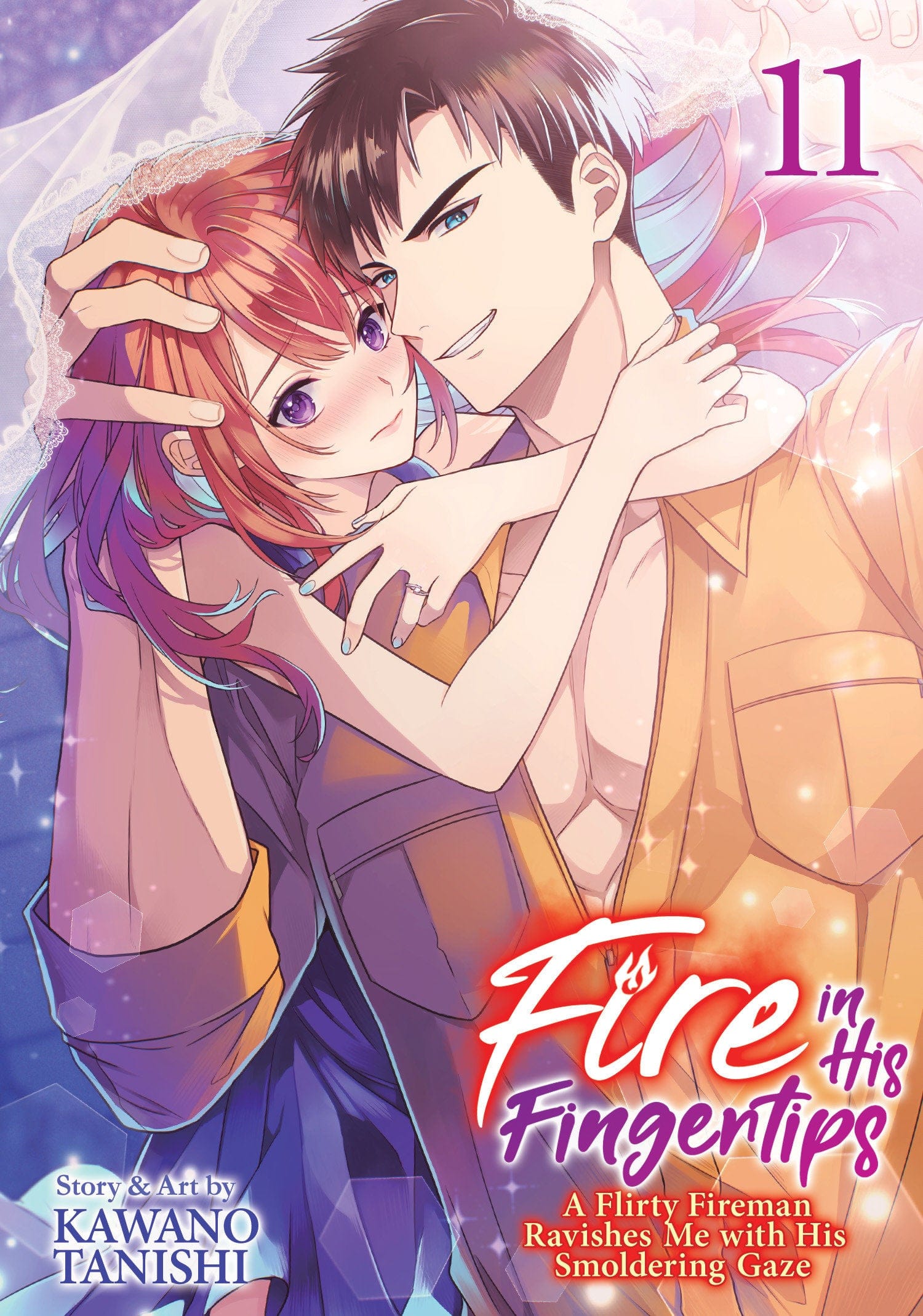 Seven Seas Entertainment Manga Fire in His Fingertips: A Flirty Fireman Ravishes Me with His Smoldering Gaze Vol. 11 9798895615720 PRH-9798895615720