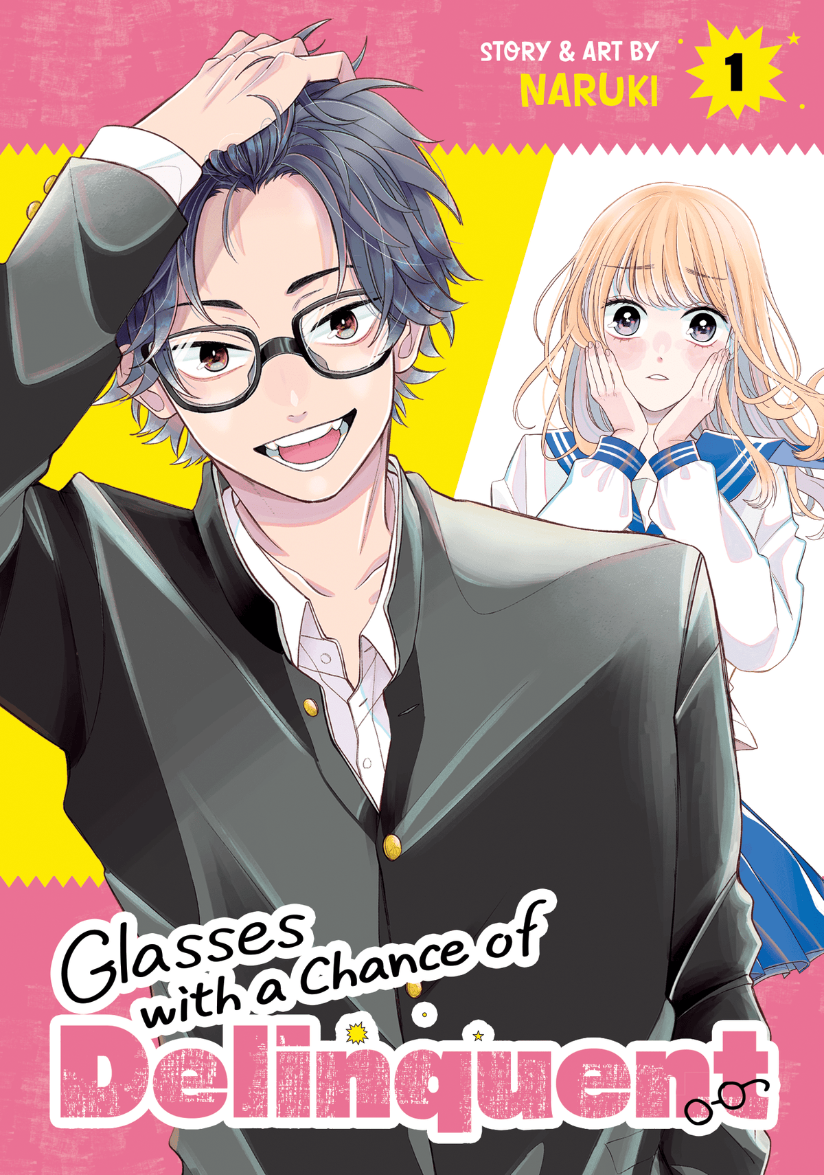 SEVEN SEAS ENTERTAINMENT Manga Glasses with a Chance of Delinquent Vol. 1 9798891605978 PRH-9798891605978