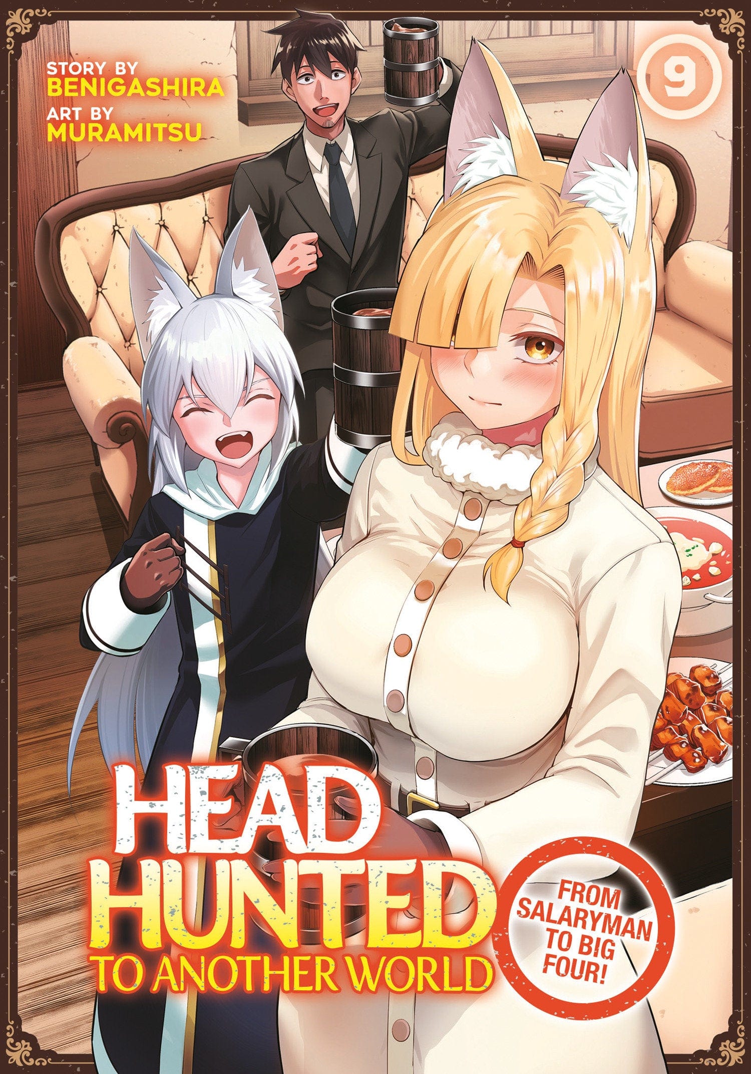 Seven Seas Entertainment Manga Headhunted to Another World: From Salaryman to Big Four! Vol. 9 9798893736298 PRH-9798893736298