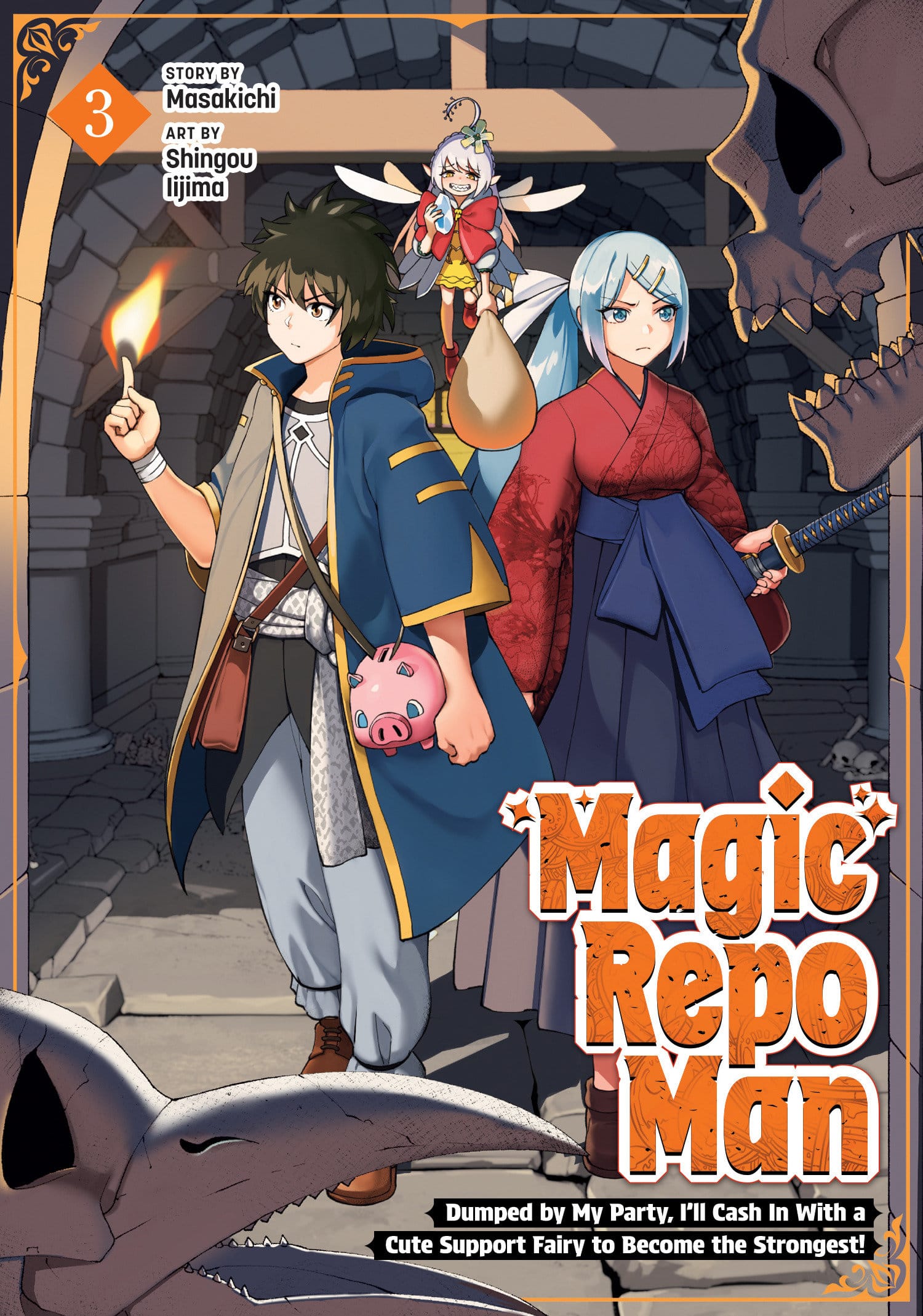 Seven Seas Entertainment Manga Magic Repo Man: Dumped by My Party, I'll Cash In With a Cute Support Fairy to Become the Strongest! Vol. 3 (Release Date: 12/08/2026) 9798898630812 PRH-9798898630812