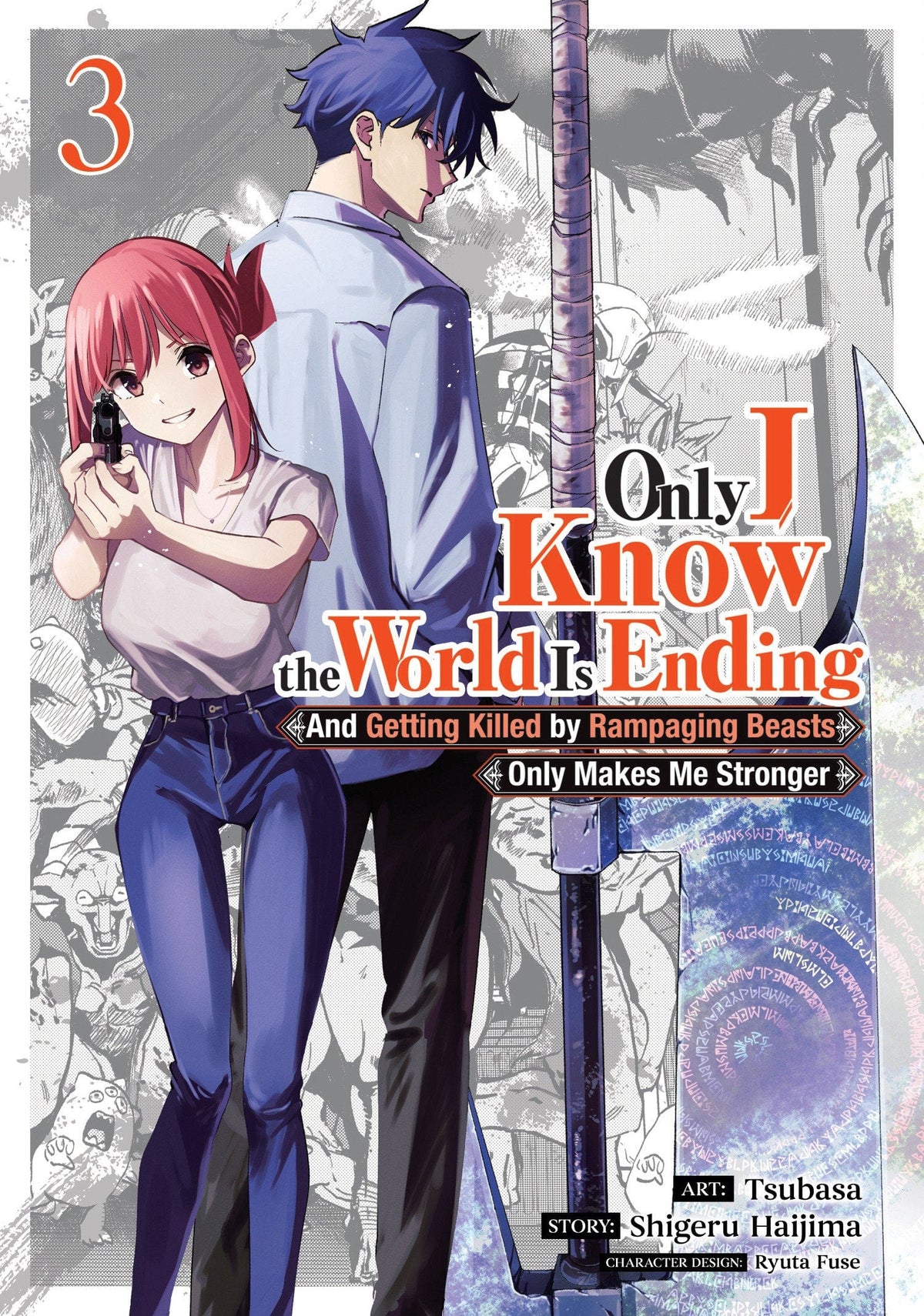 Seven Seas Entertainment Manga Only I Know the World Is Ending and Getting Killed by Rampaging Beasts Only Makes Me Stronger (Manga) Vol. 3 9798893733594 PRH-9798893733594