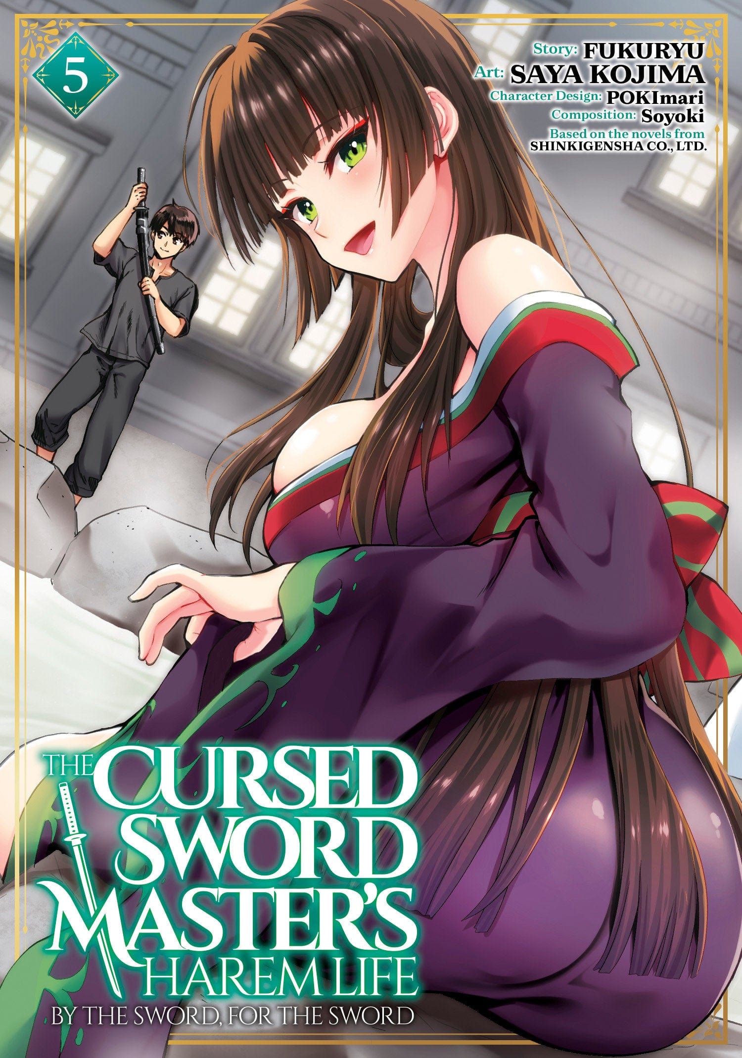 Seven Seas Entertainment Manga The Cursed Sword Master's Harem Life: By the Sword, For the Sword Vol. 5 9798893737561 PRH-9798893737561