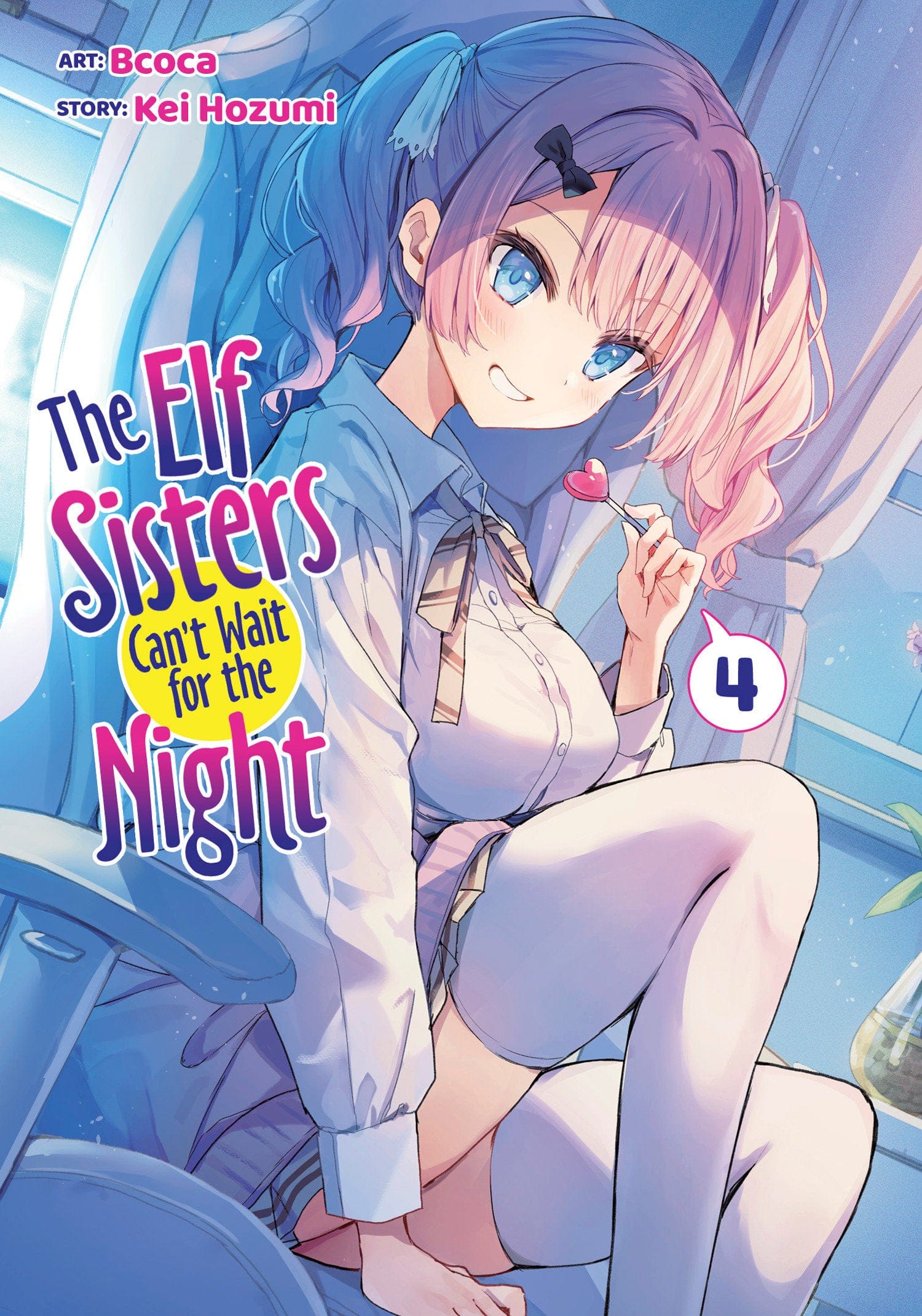 Seven Seas Entertainment Manga The Elf Sisters Can't Wait for the Night Vol. 4 9798893733778 PRH-9798893733778