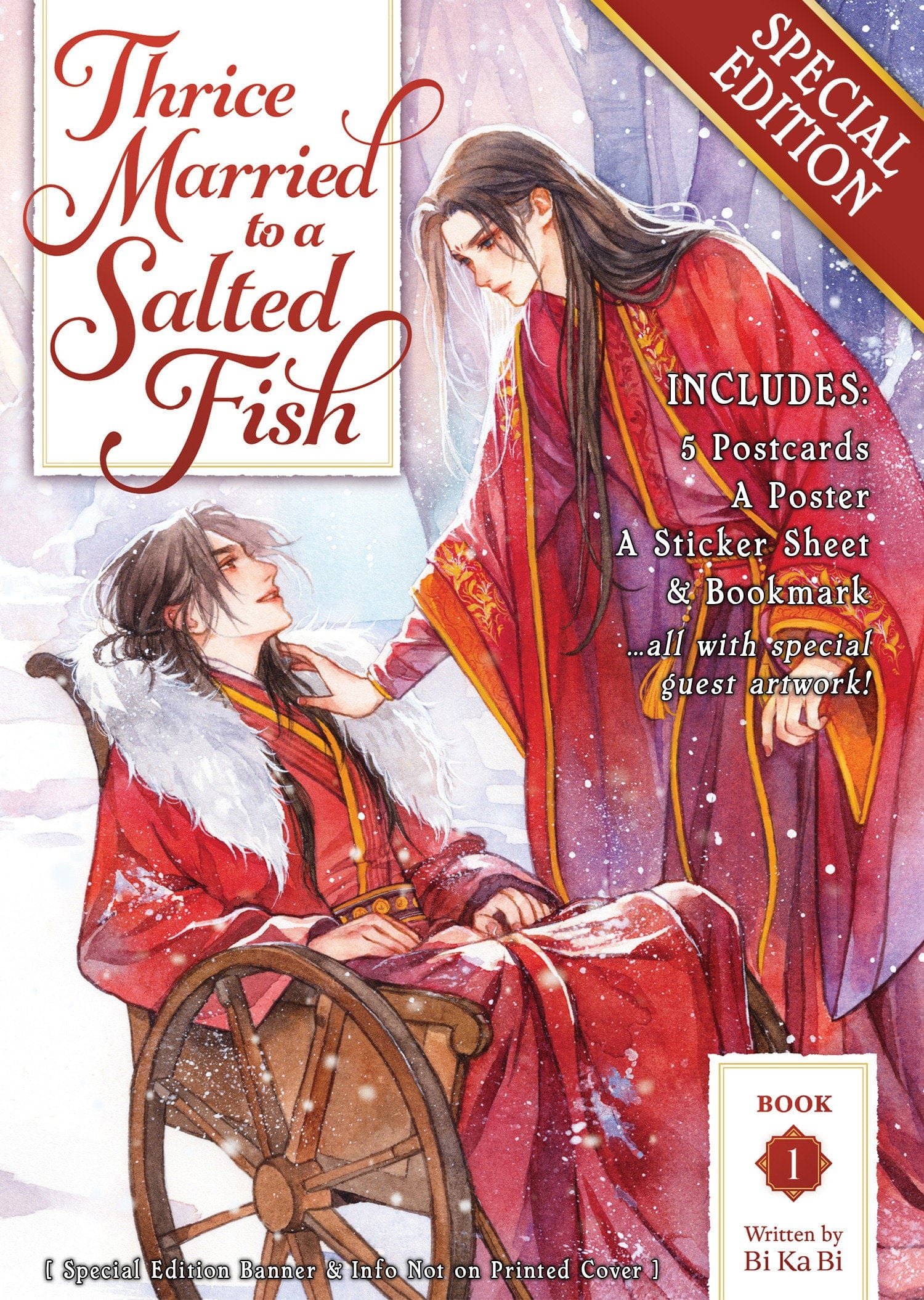 Seven Seas Entertainment Manga Thrice Married to a Salted Fish (Novel) Vol. 1 (Special Edition) 9798895610954 PRH-9798895610954