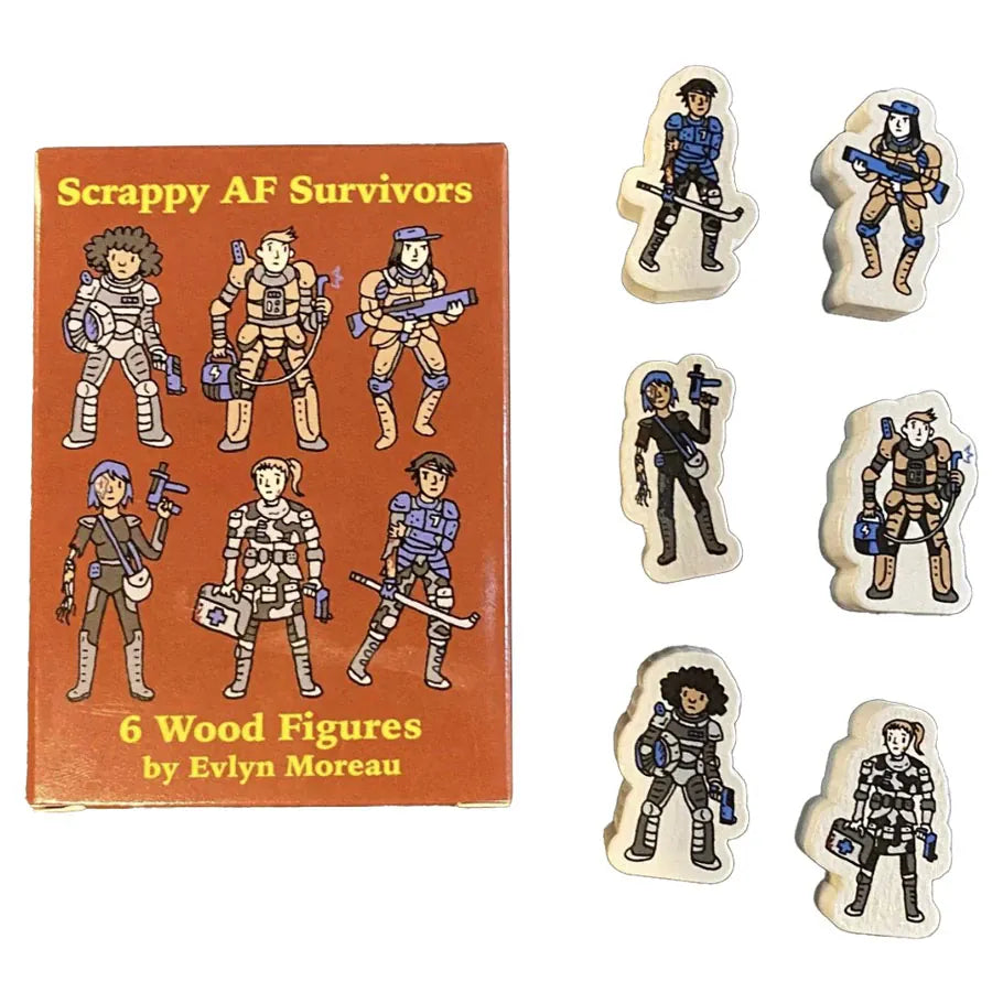 Severed Books Miniatures > Other Miniatures Small Party Figurine Set: Scrappy AF Survivors SBXMT005 SBXMT005