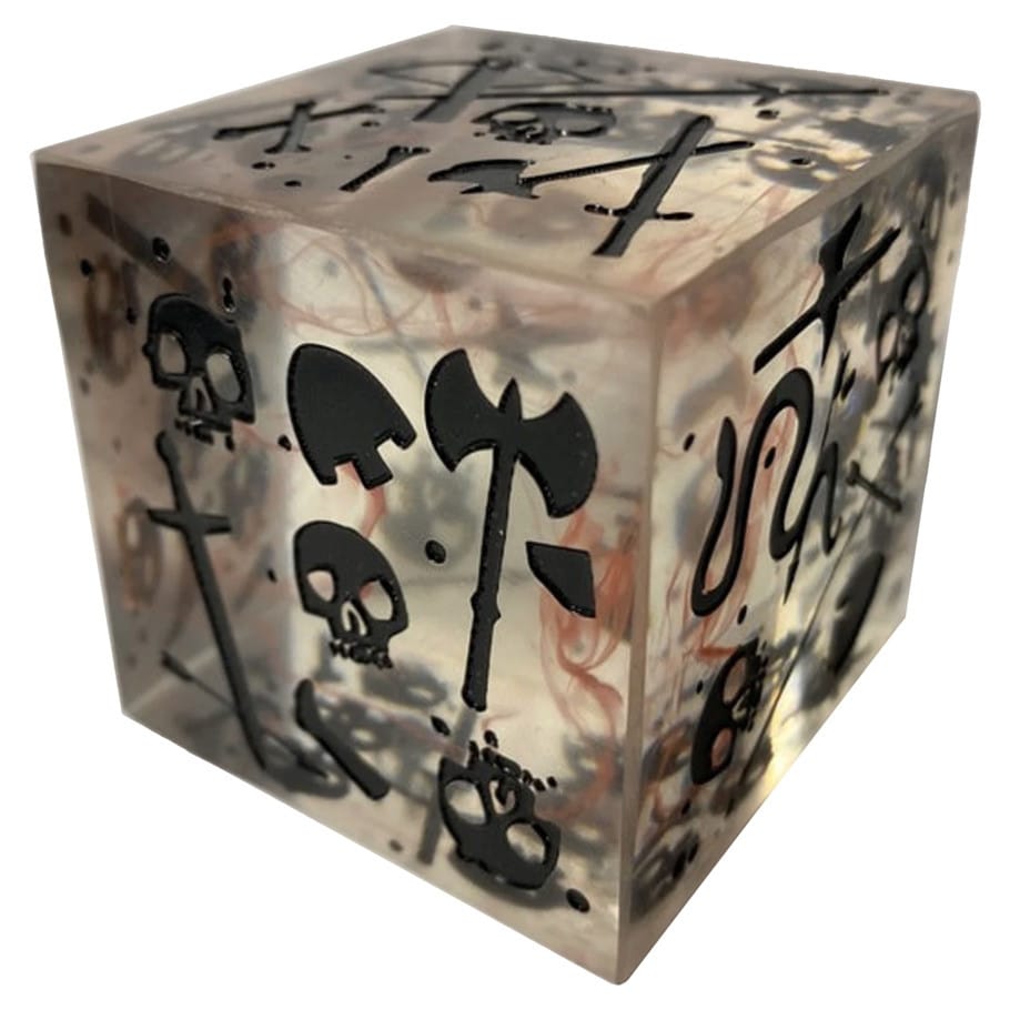 Severed Books Tabletop Games > Role-Playing Games > Accessories Massive Gelatinous Cube: Mini/Die: Blood Filled Black SBXDI003 SBXDI003