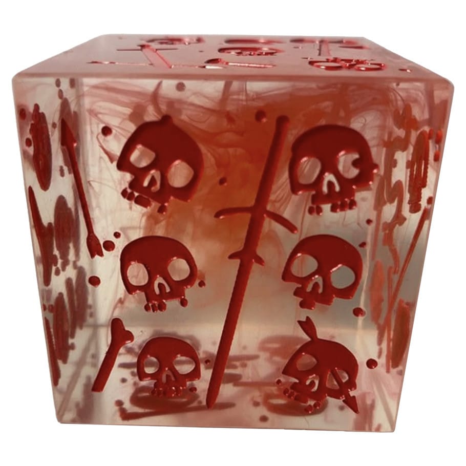 Severed Books Tabletop Games > Role-Playing Games > Accessories Massive Gelatinous Cube: Mini/Die: Blood Filled Red SBXDI002 SBXDI002