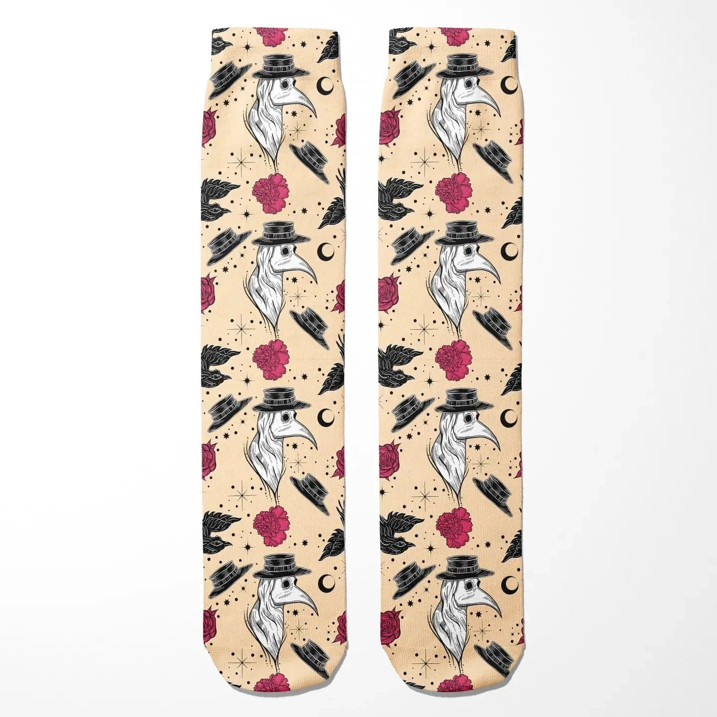 Shady Front Apparel > Socks Plague Doctor Socks 83744508