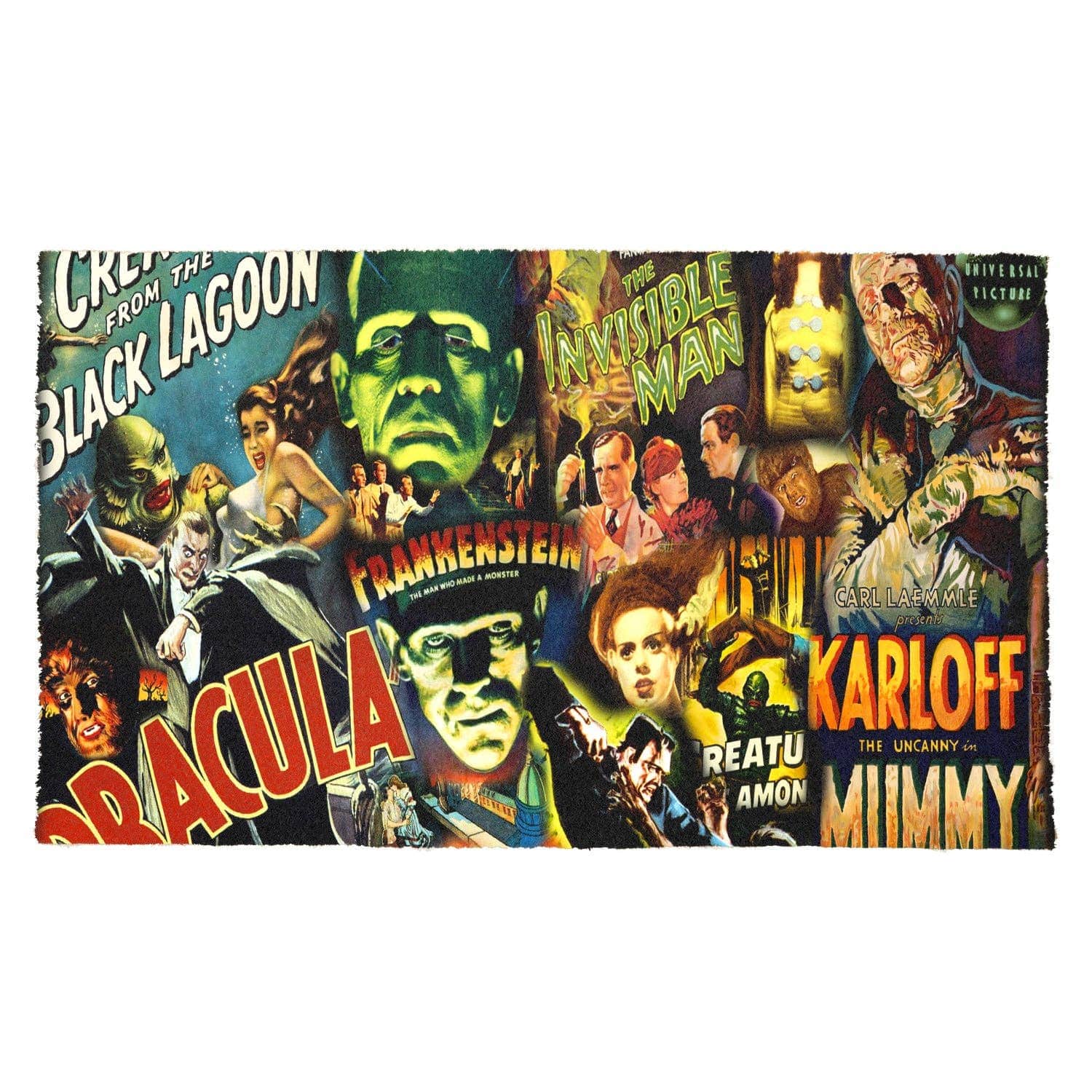 Shady Front Home > Doormats Shady Front: Universal Monsters - Film Covers Door Mat 79887356 UNIVERSALMONSTERSDOORMAT
