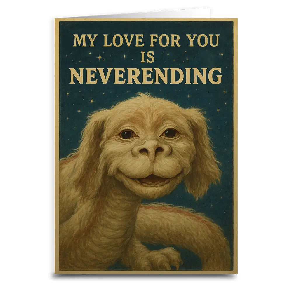 Shady Front Stationery > Greeting Cards My Love For You Is Neverending Greeting Card 03421436 FLCRCARD-1
