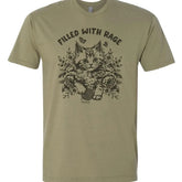 Shirtmandude Co Apparel > T-shirts T-SHIRT: Filled with Rage Cute Cat