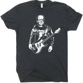 Shirtmandude Co Apparel > T-shirts T-SHIRT: Frankenstein Playing Bass Guitar