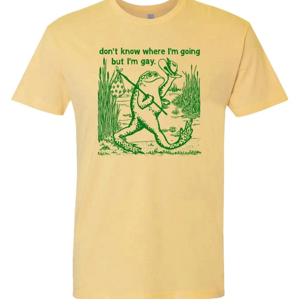 Shirtmandude Co Apparel > T-shirts T-SHIRT: Gay Frog