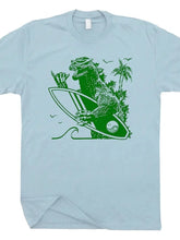 Shirtmandude Co Apparel > T-shirts T-SHIRT: Godzilla Surfing