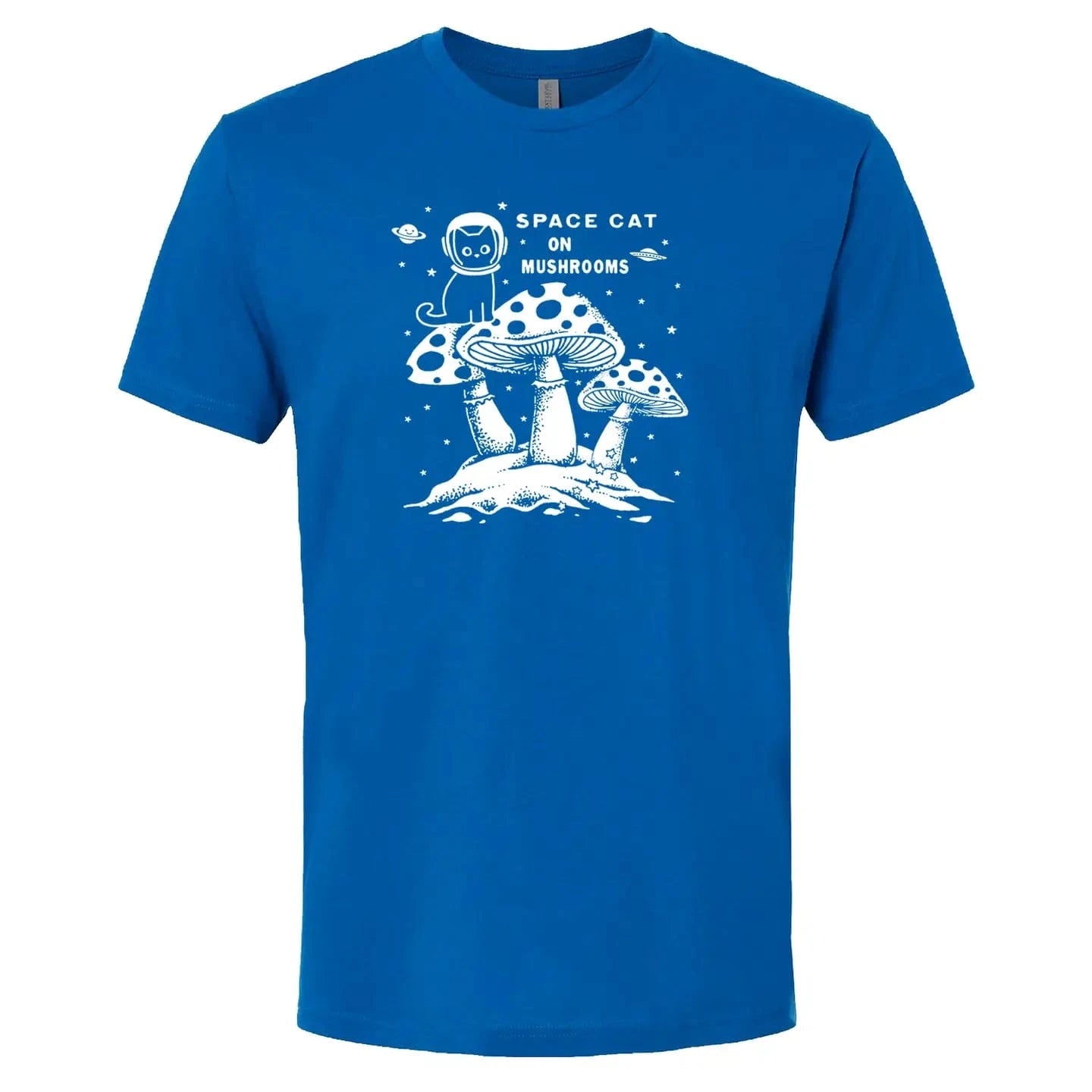 Shirtmandude Co Apparel > T-shirts T-SHIRT: Space Cat Mushroom
