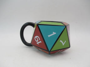 Silver Buffalo Dungeons & Dragons D20 Die Ceramic 3D Sculpted Mug 840298952175 DAD7123D : DAD7123D-CI012SB