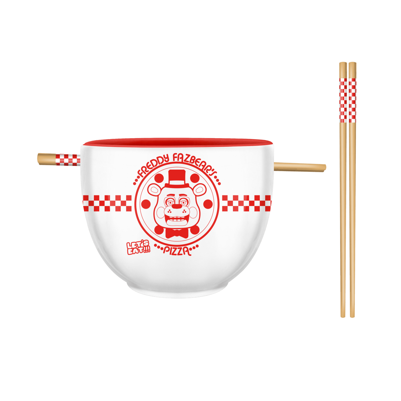 Silver Buffalo FNAF Freddy Fazbears Pizza Box Logo Boxed 20oz Ceramic Ramen FNF814KDB : FNF814KDB-CI012SB
