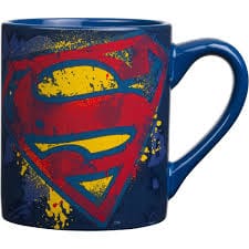 Silver Buffalo Home > Drinkware > Mugs DC COMICS: SUPERMAN SPLATTER PAINT - CERAMIC MUG, 14 0Z 818946022334 SP110232-DS