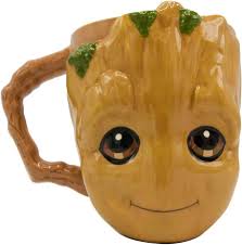 Silver Buffalo Home > Drinkware > Mugs GUARDIANS OF THE GALAXY: BABY GROOT - 3D CERAMIC SCULPTED MUG 812286031438 GG12023D
