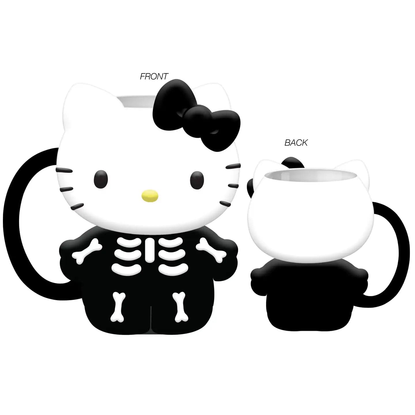 Hello Kitty: Ceramic 3D Sculpted Mug - Skeleton Costume