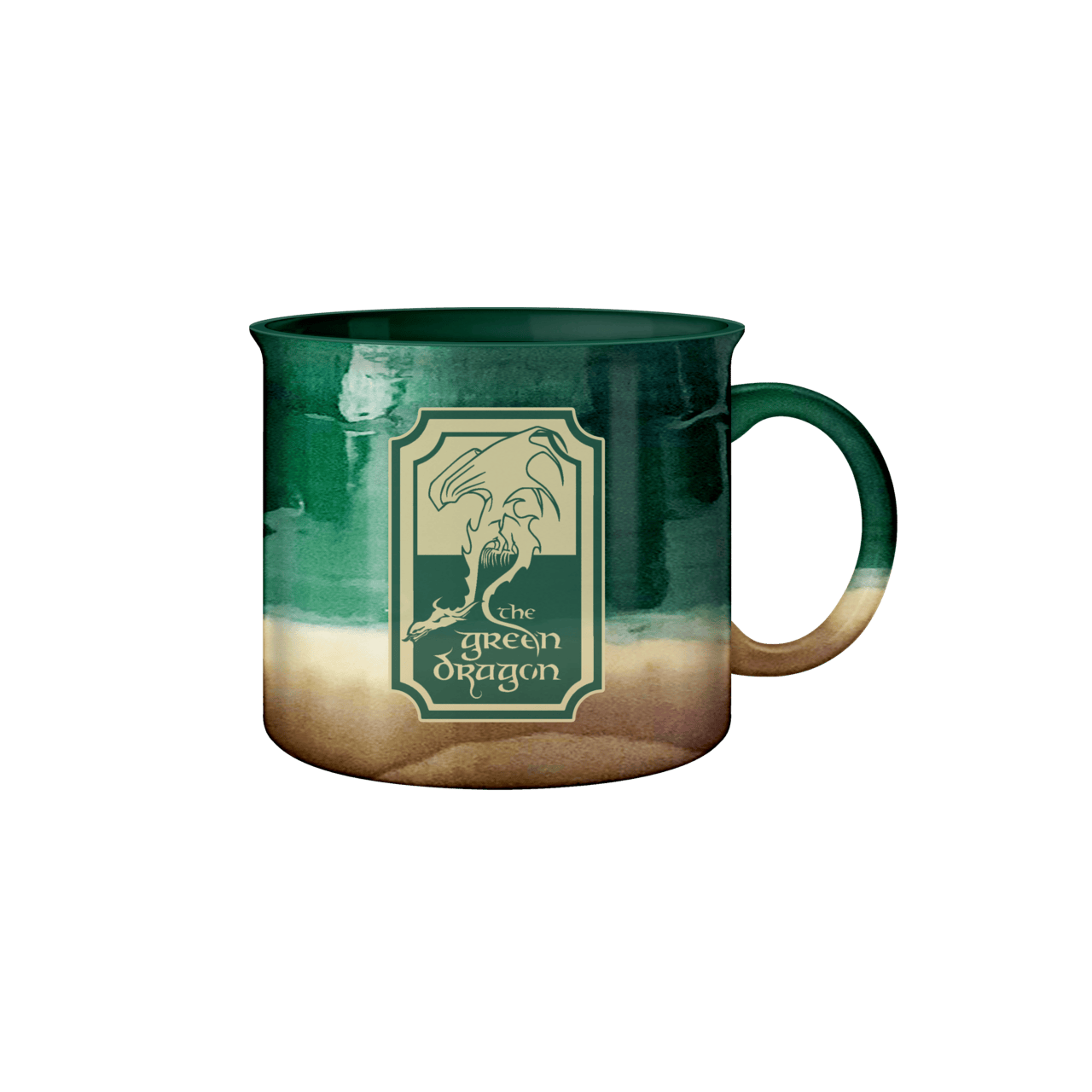 Silver Buffalo Home > Drinkware > Mugs Lord of The Rings Green Dragon Reactive Glaze 20oz Mug 840298913145 LTR704E1S