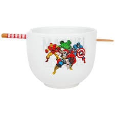 Silver Buffalo Home > Drinkware > Mugs MARVEL COMICS: RETRO CERAMIC RAMEN BOWL W/ CHOPSTICKS 810089630377 MC1526KD-DS