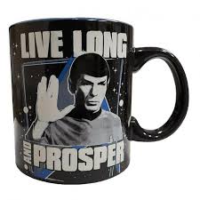 Silver Buffalo Home > Drinkware > Mugs STAR TREK: LIVE LONG AND PROSPER CERAMIC MUG, 20 OZ 810038301433 SRT40734